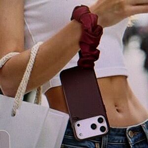 Mageasy iPhone 17 6.3” Case with Wrist Strap and Finger Loop Scarf-Bracelet